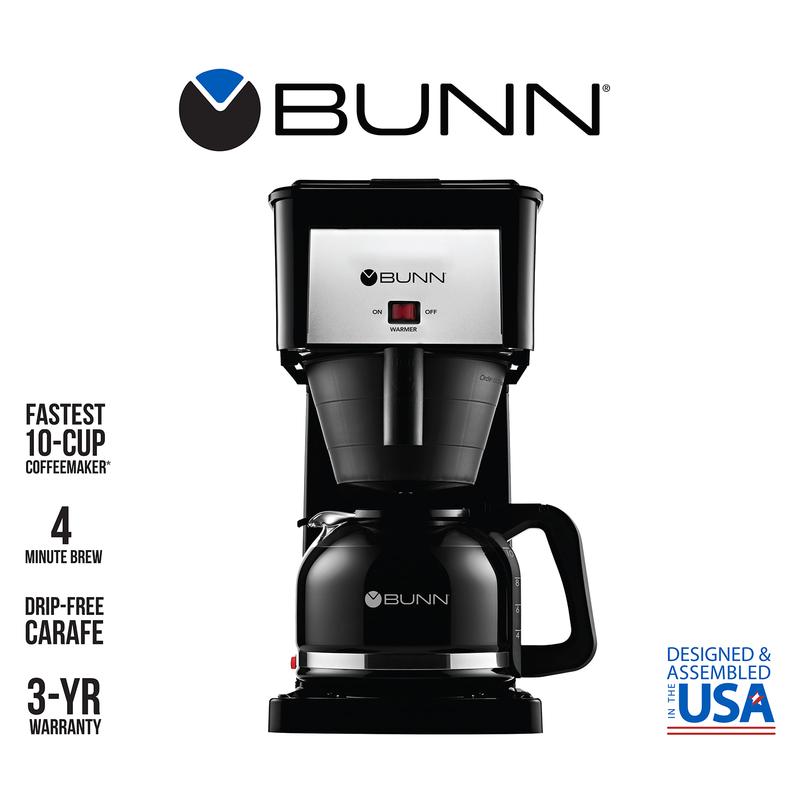 BUNN Speed Brew 10 cup Black Coffee Maker